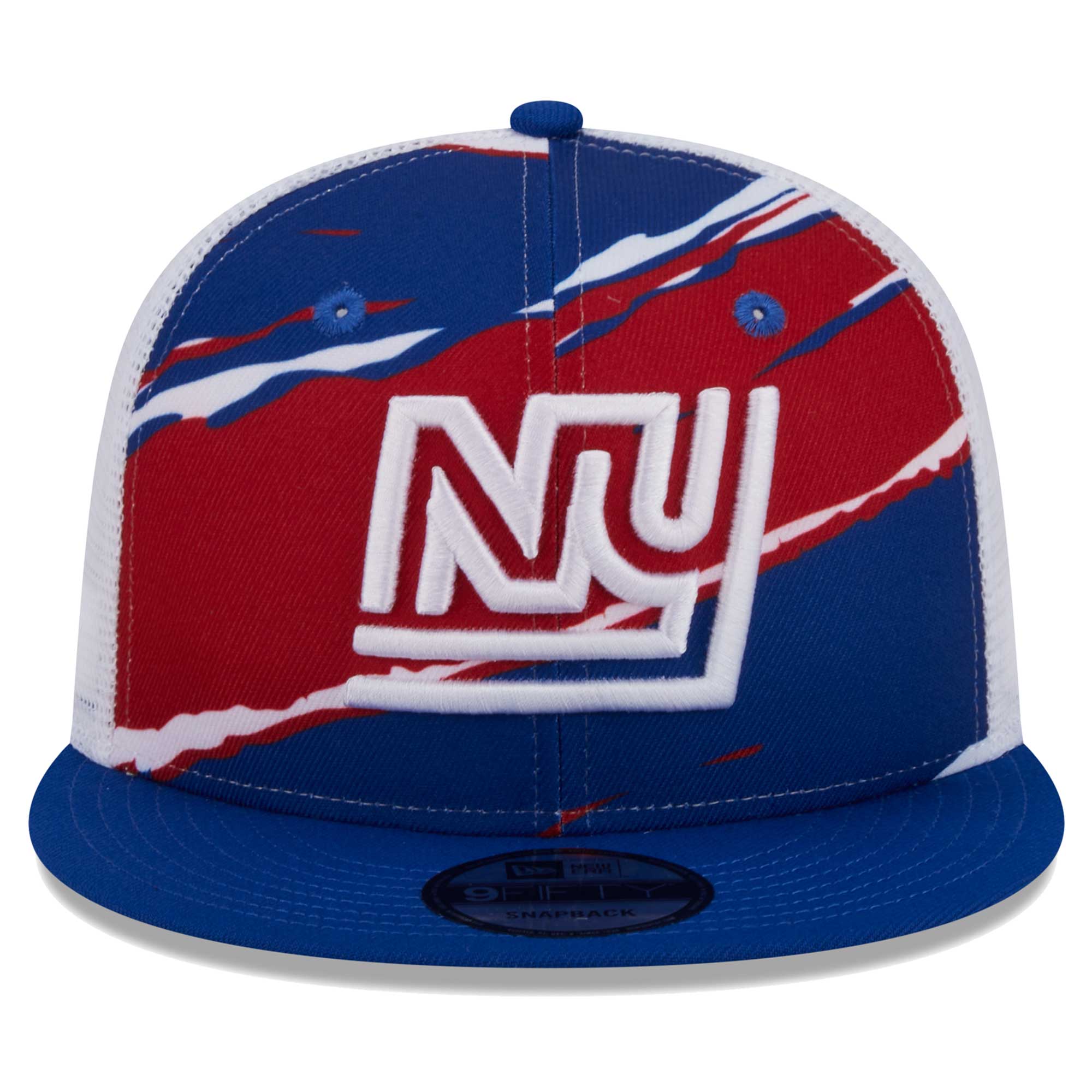 New York Giants mens new era royal new york giants historic tear trucker 9fifty snapback hat | Giants Shop