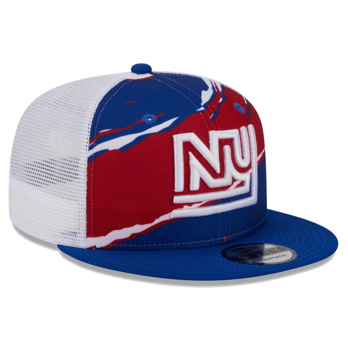 New York Giants mens new era royal new york giants historic tear trucker 9fifty snapback hat | Giants Shop
