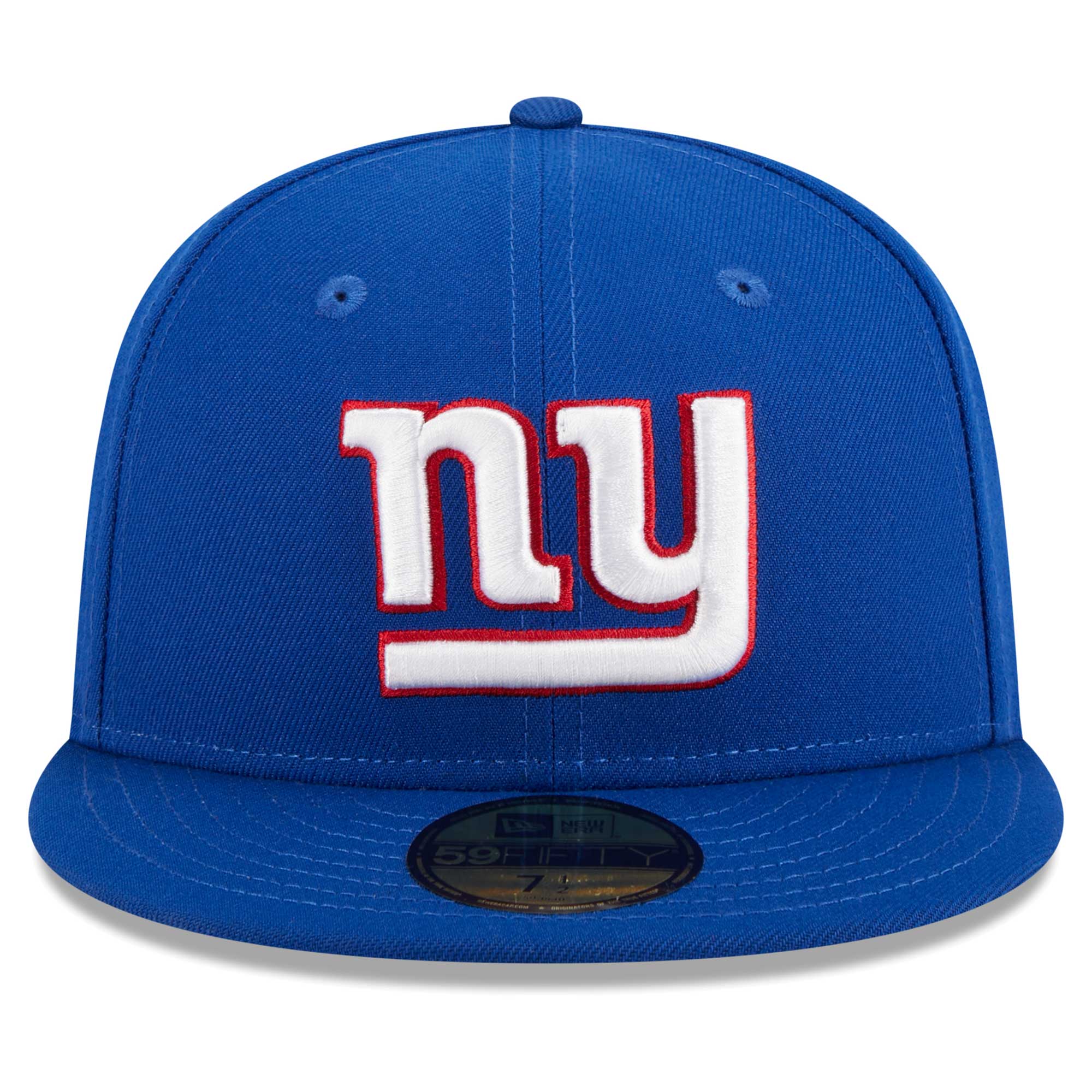 New York Giants mens new era royal new york giants main patch 59fifty fitted hat | Giants Shop