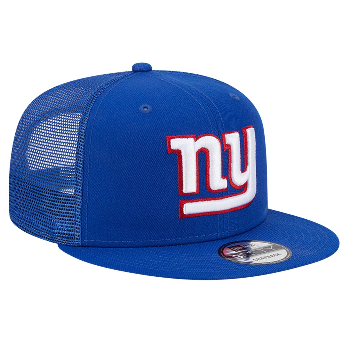 New York Giants mens new era royal new york giants main trucker 9fifty snapback hat | Giants Shop