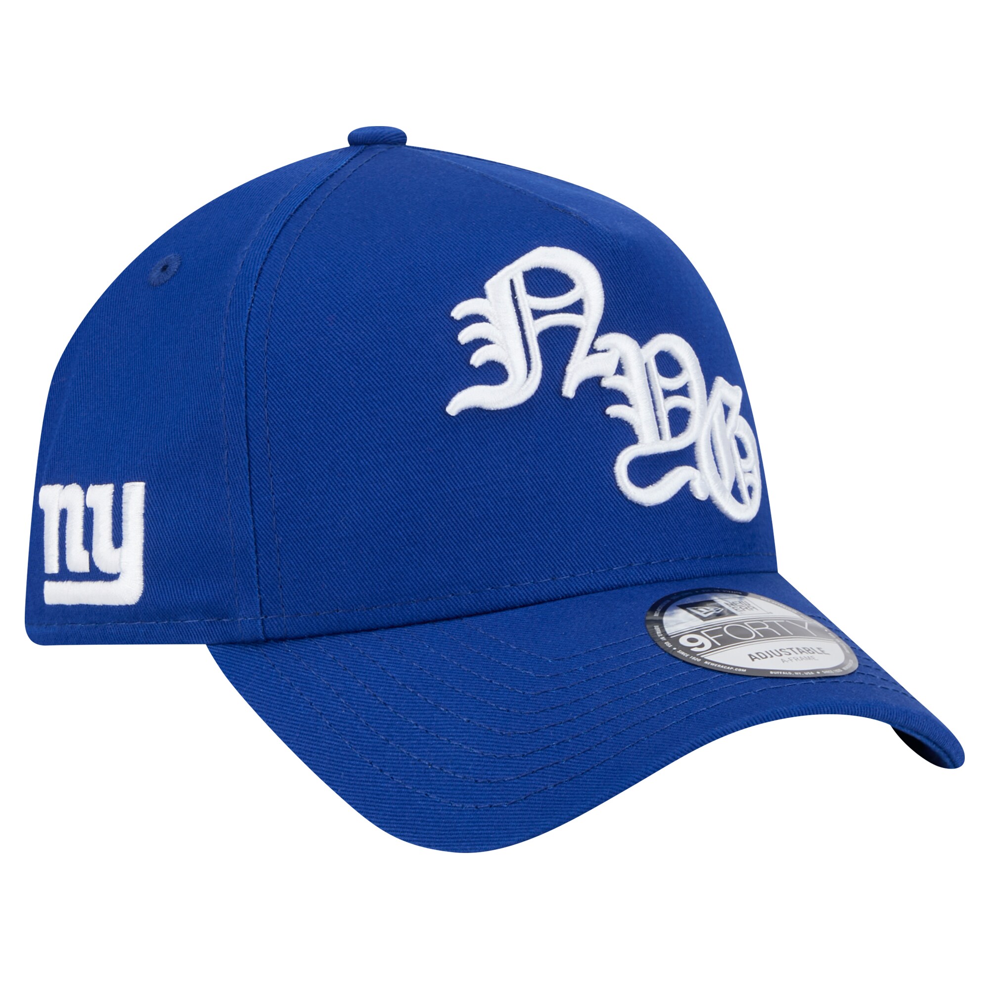 New York Giants mens new era royal new york giants mystic 9forty a-frame adjustable hat | Giants Shop
