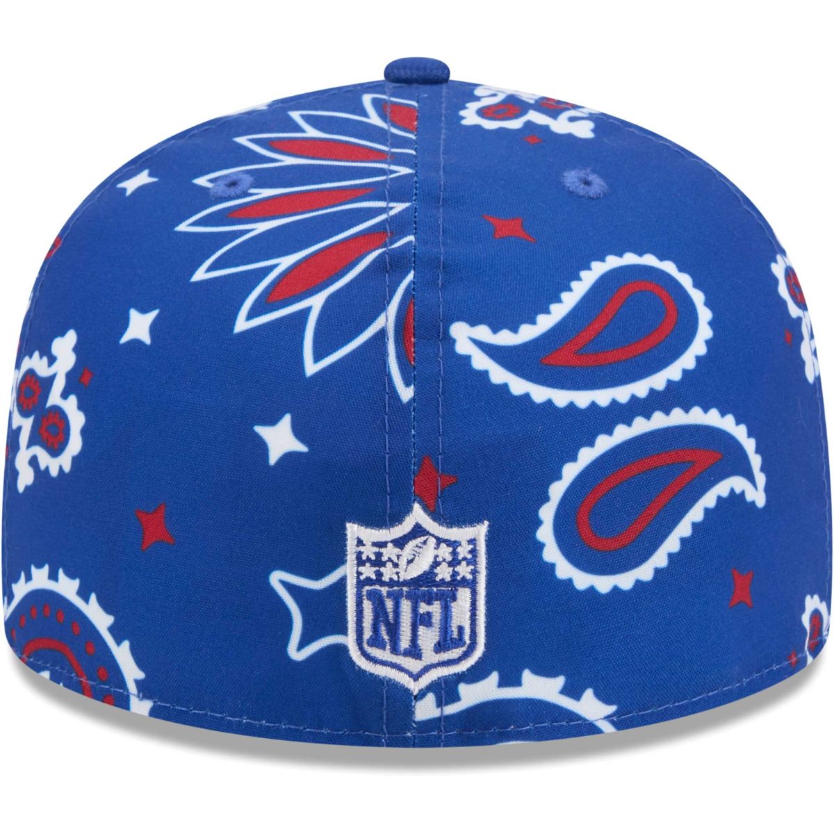 New York Giants mens new era royal new york giants paisley 59fifty fitted hat | Giants Shop