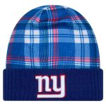 New York Giants mens new era royal new york giants sideline statement cuffed knit hat | Giants Shop