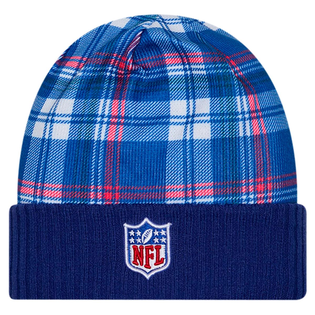 New York Giants mens new era royal new york giants sideline statement cuffed knit hat | Giants Shop