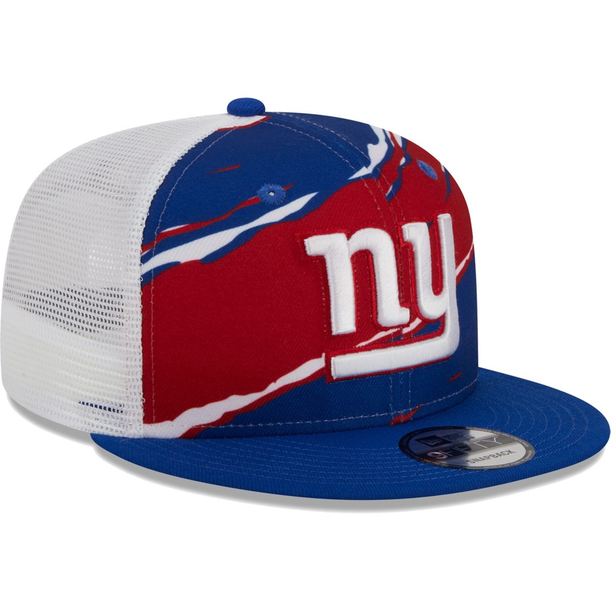 New York Giants mens new era royal new york giants tear trucker 9fifty snapback hat | Giants Shop
