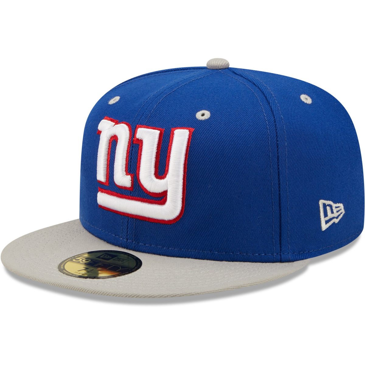 New York Giants mens new era royalgray new york giants flipside 2tone 59fifty fitted hat | Giants Shop