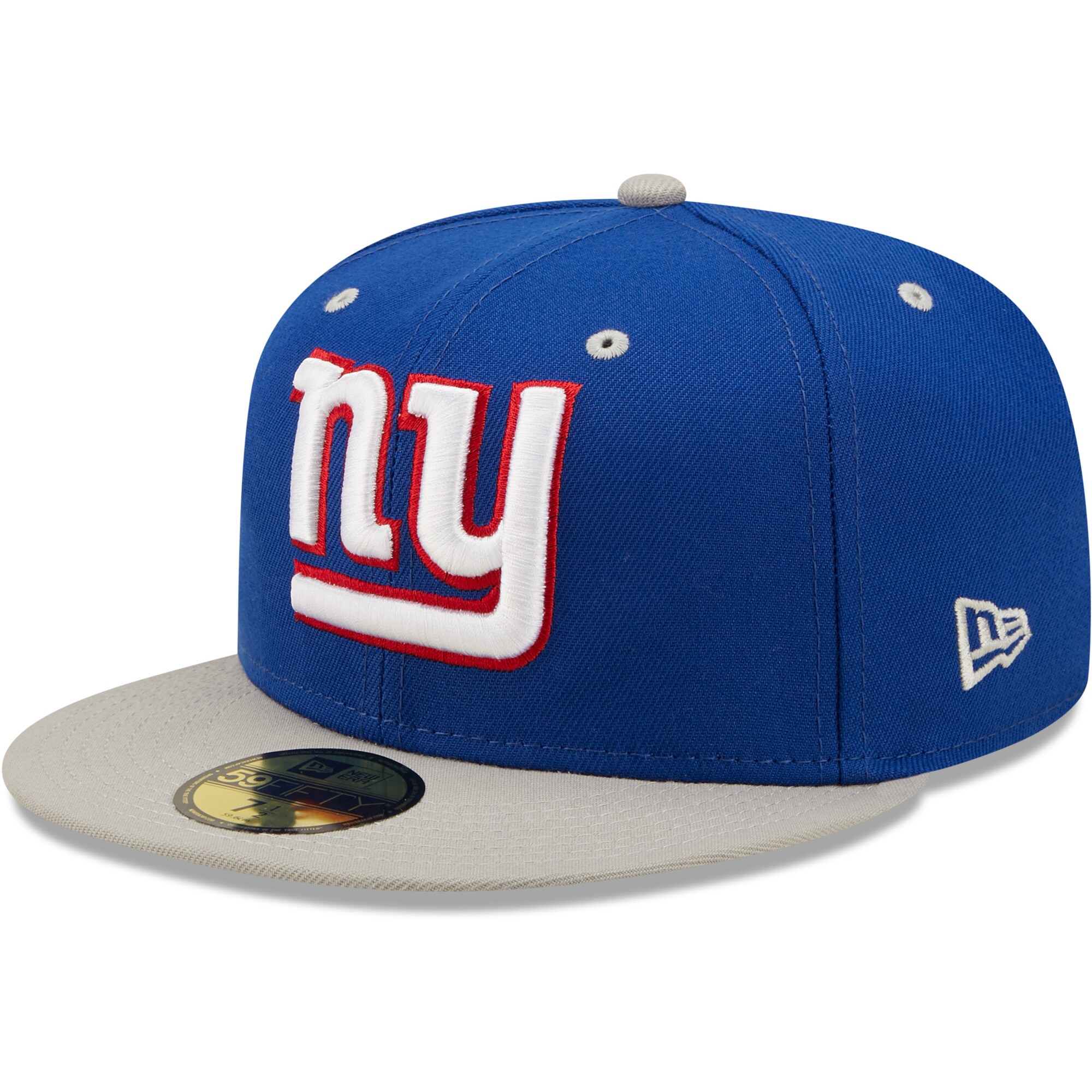New York Giants mens new era royalgray new york giants flipside 2tone 59fifty fitted hat | Giants Shop