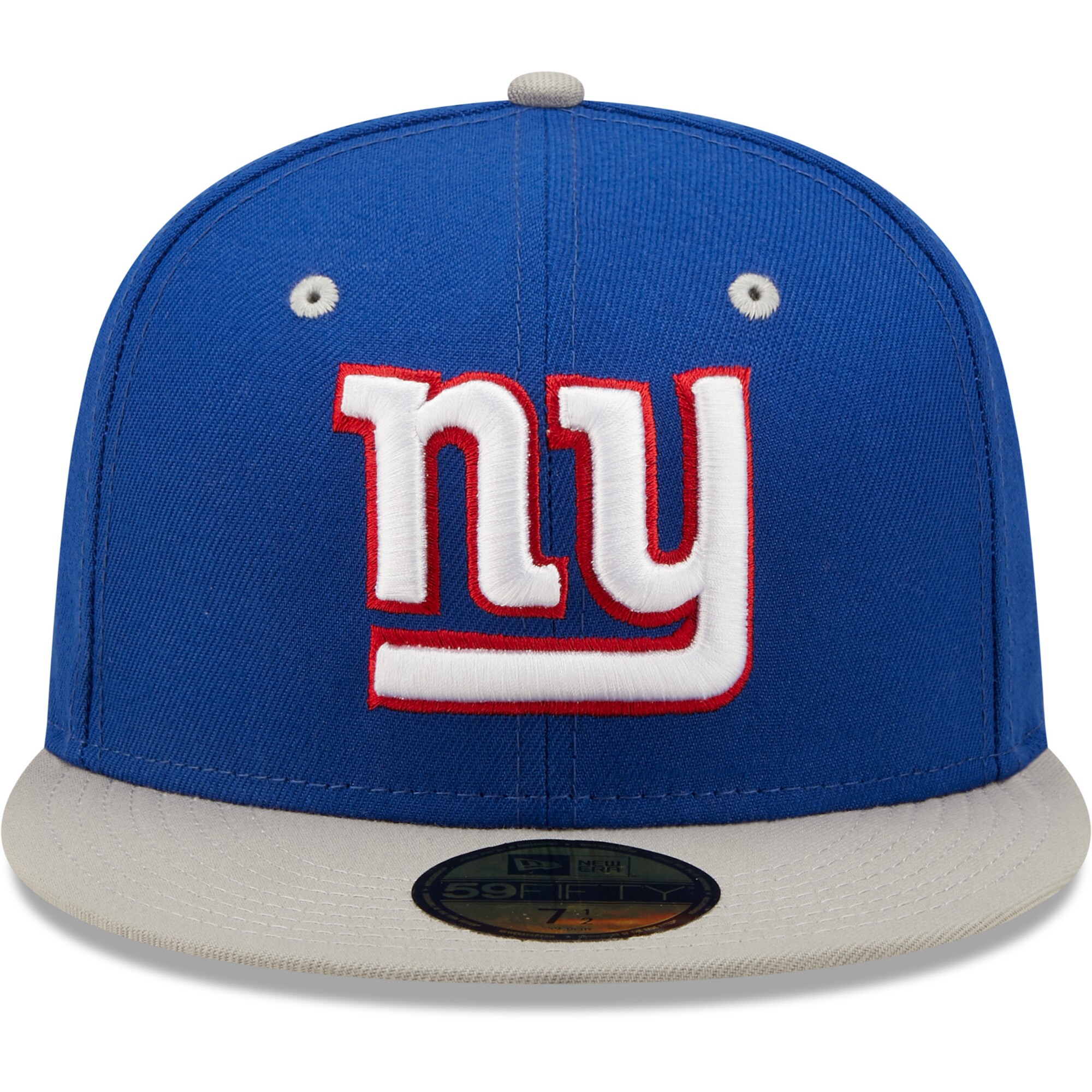 New York Giants mens new era royalgray new york giants flipside 2tone 59fifty fitted hat | Giants Shop