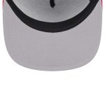 New York Giants mens new era royalred new york giants half stripe trucker a-frame 9fifty snapback hat | Giants Shop
