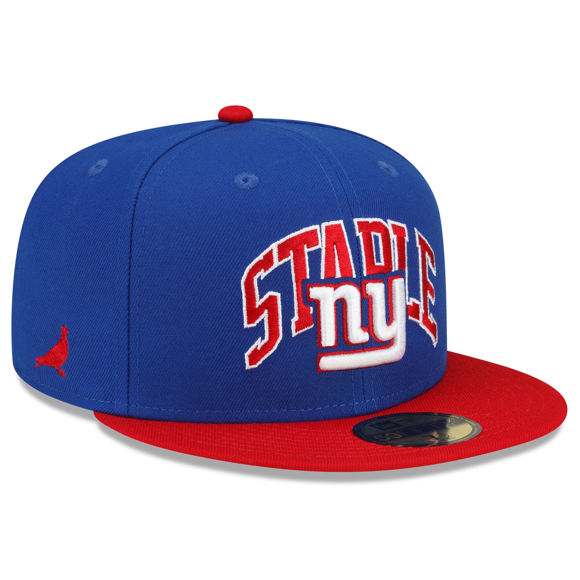 New York Giants mens new era royalred new york giants nfl x staple collection 59fifty fitted hat | Giants Shop