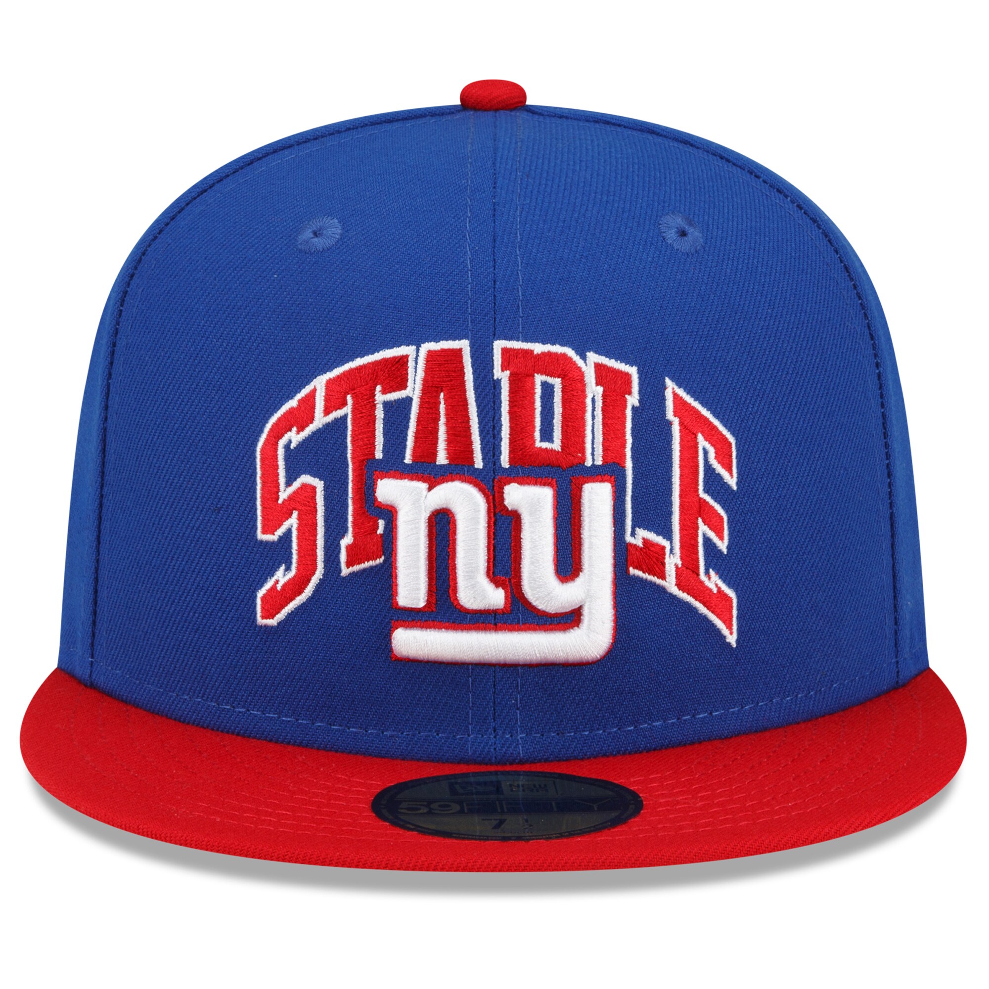 New York Giants mens new era royalred new york giants nfl x staple collection 59fifty fitted hat | Giants Shop
