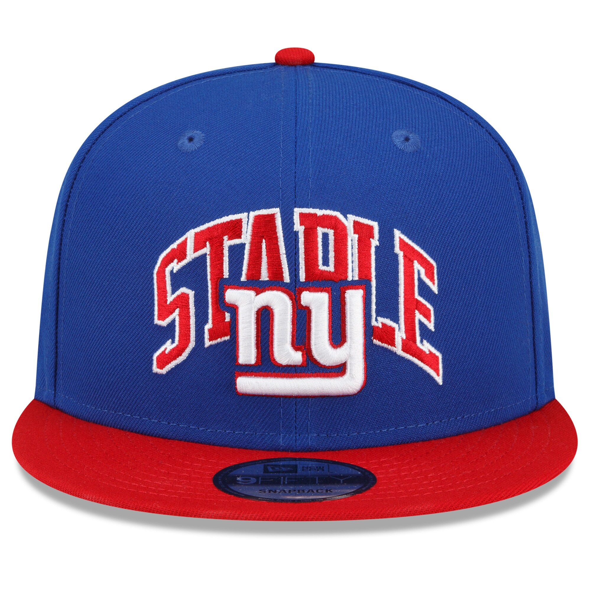 New York Giants mens new era royalred new york giants nfl x staple collection 9fifty snapback adjustable hat | Giants Shop