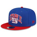 New York Giants mens new era royalred new york giants nfl x staple collection 9fifty snapback adjustable hat | Giants Shop