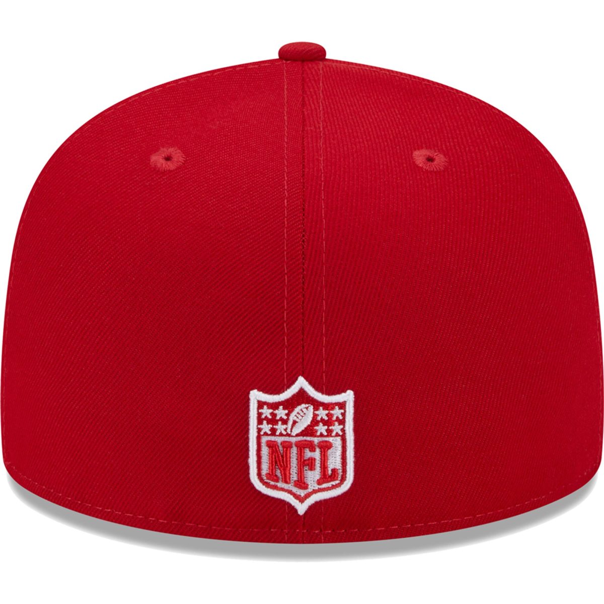 New York Giants mens new era scarlet new york giants super bowl xlvi main patch 59fifty fitted hat | Giants Shop