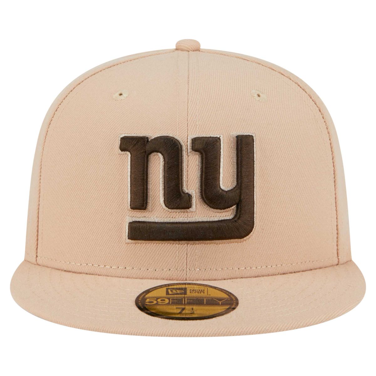 New York Giants mens new era tan new york giants candied pecan 59fifty fitted hat | Giants Shop