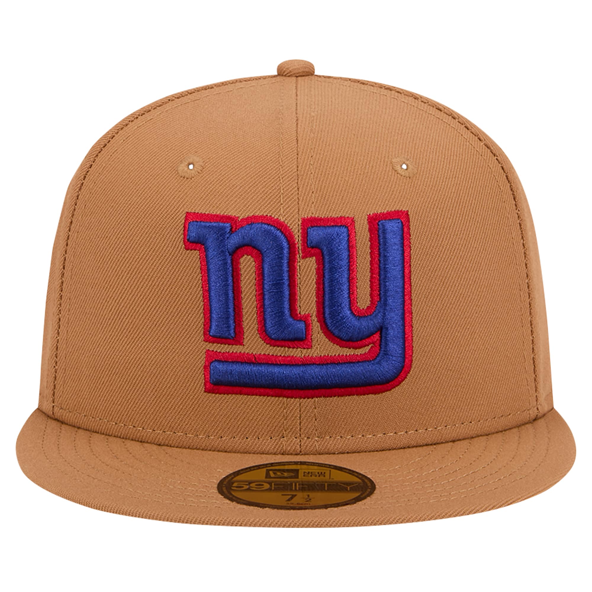 New York Giants mens new era tan new york giants color pack 59fifty fitted hat with side patch | Giants Shop