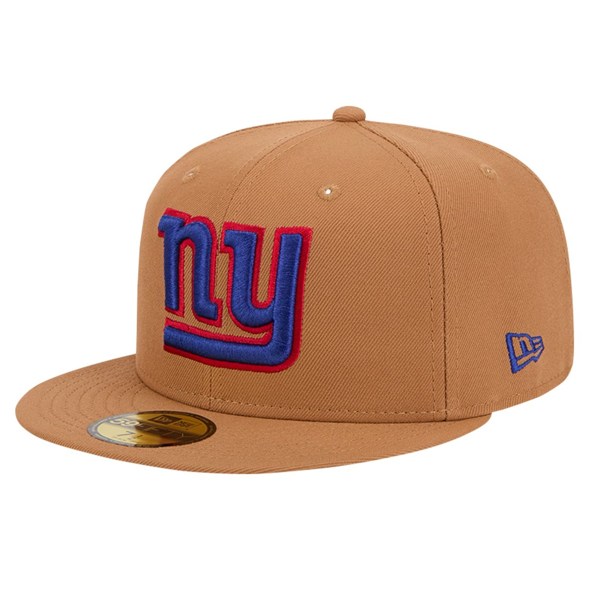 New York Giants mens new era tan new york giants color pack 59fifty fitted hat with side patch | Giants Shop