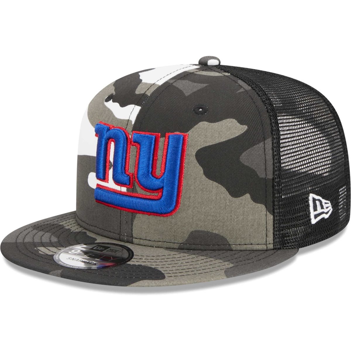 New York Giants mens new era urban camo new york giants 9fifty trucker snapback hat | Giants Shop