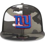New York Giants mens new era urban camo new york giants 9fifty trucker snapback hat | Giants Shop