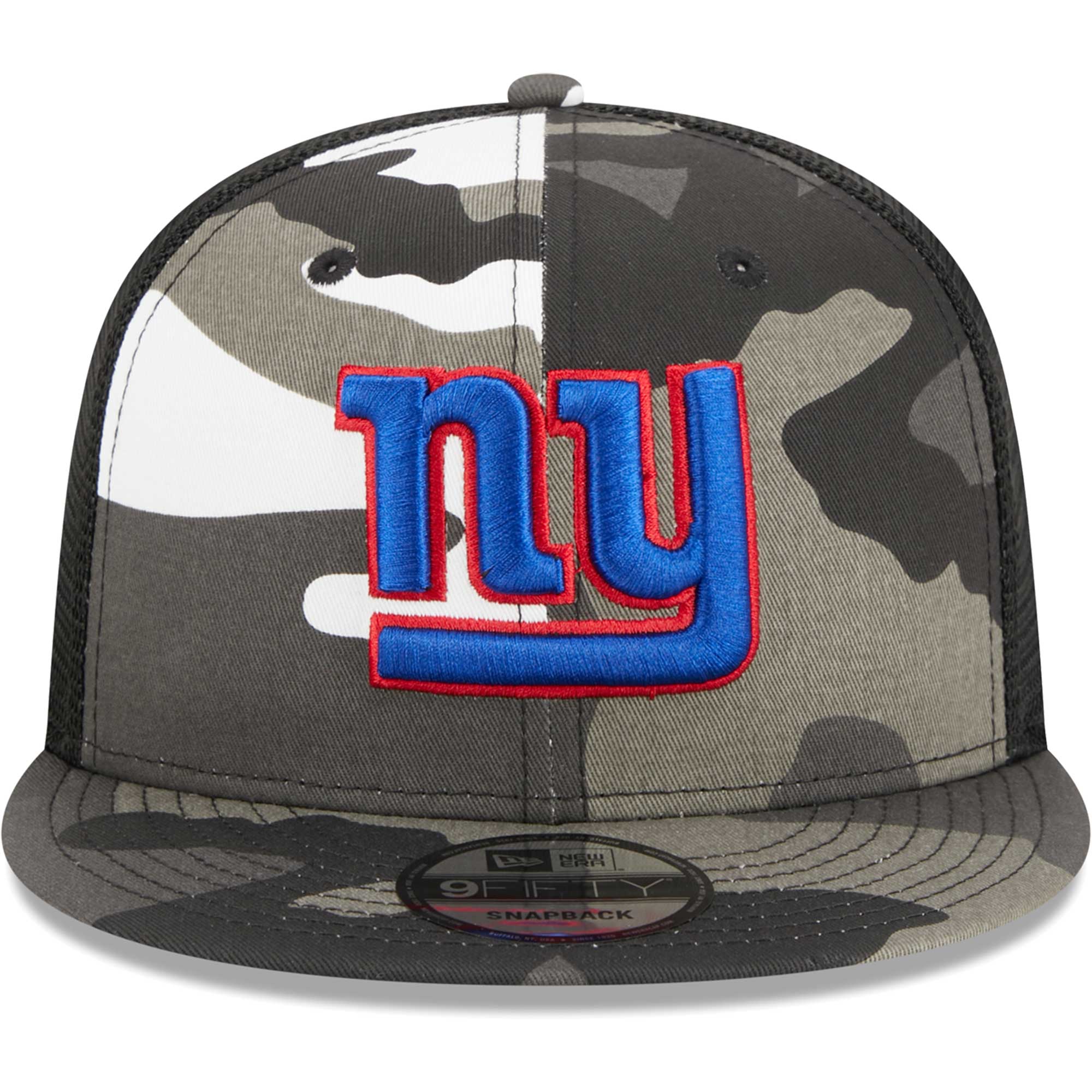New York Giants mens new era urban camo new york giants 9fifty trucker snapback hat | Giants Shop