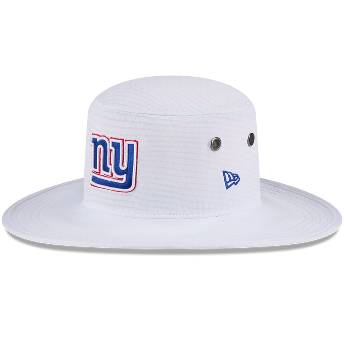 New York Giants mens new era white new york giants 2024 nfl training camp panama bucket hat | Giants Shop