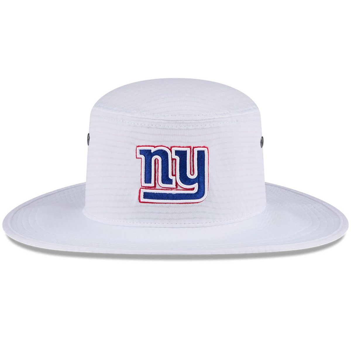 New York Giants mens new era white new york giants 2024 nfl training camp panama bucket hat | Giants Shop
