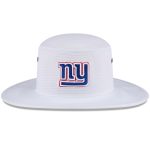 New York Giants mens new era white new york giants 2024 nfl training camp panama bucket hat | Giants Shop