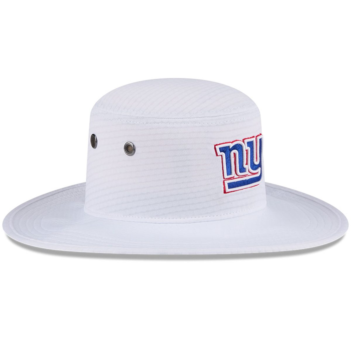 New York Giants mens new era white new york giants 2024 nfl training camp panama bucket hat | Giants Shop