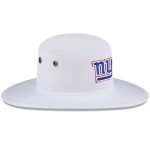 New York Giants mens new era white new york giants 2024 nfl training camp panama bucket hat | Giants Shop