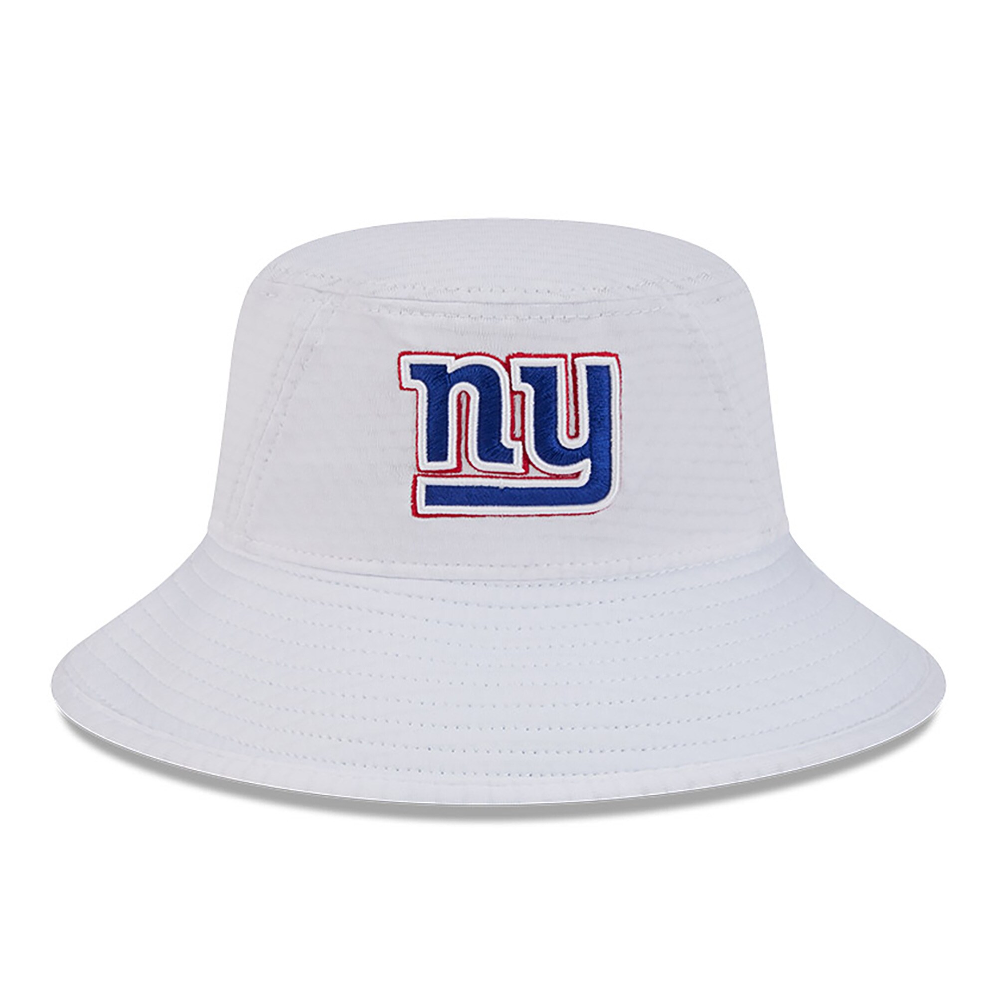 New York Giants mens new era white new york giants 2024 nfl training camp stretch bucket hat | Giants Shop