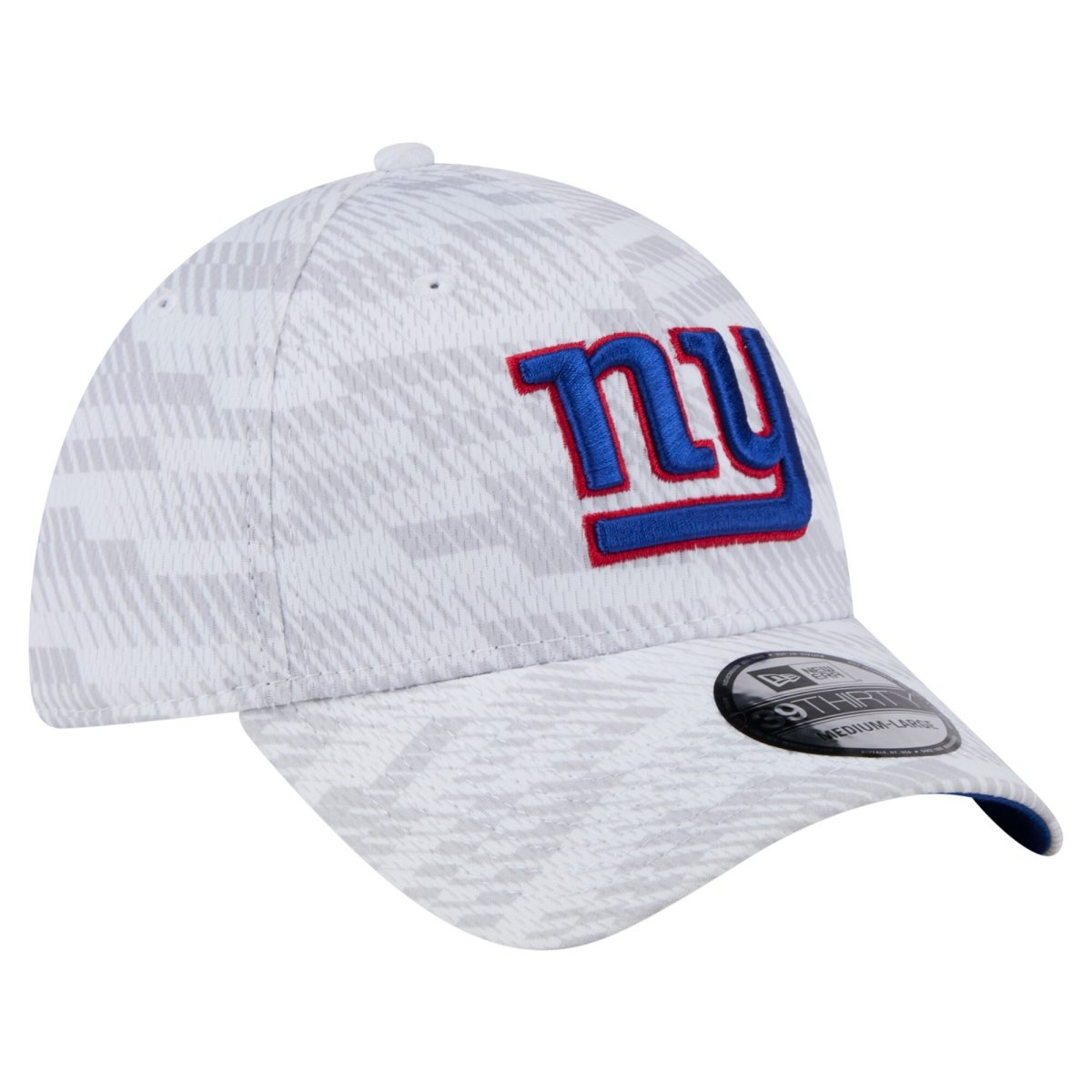 New York Giants mens new era white new york giants gameday graded 39thirty flex hat | Giants Shop