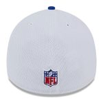 New York Giants mens new era whiteroyal new york giants 2023 sideline 39thirty flex hat | Giants Shop