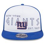 New York Giants mens new era whiteroyal new york giants banger 9fifty trucker snapback hat | Giants Shop