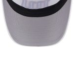 New York Giants mens new era whiteroyal new york giants court sport foam front a-frame 9forty adjustable trucker hat | Giants Shop