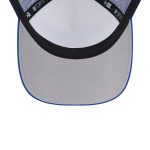 New York Giants mens new era whiteroyal new york giants stacked a-frame trucker 9forty adjustable hat | Giants Shop
