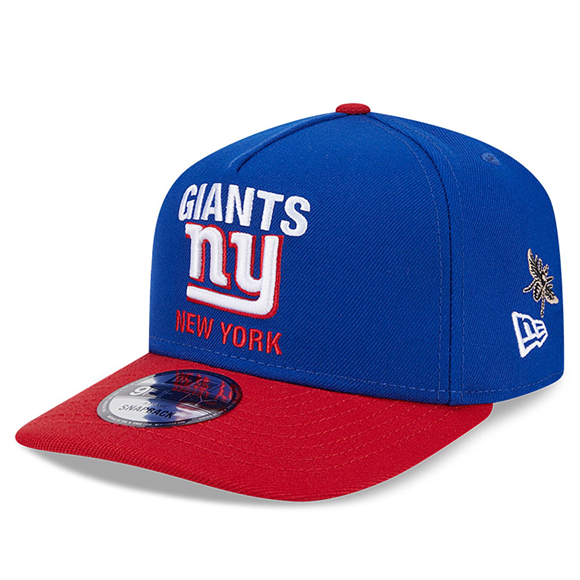 New York Giants mens new era x felt royalred new york giants a-frame 9fifty snapback hat | Giants Shop