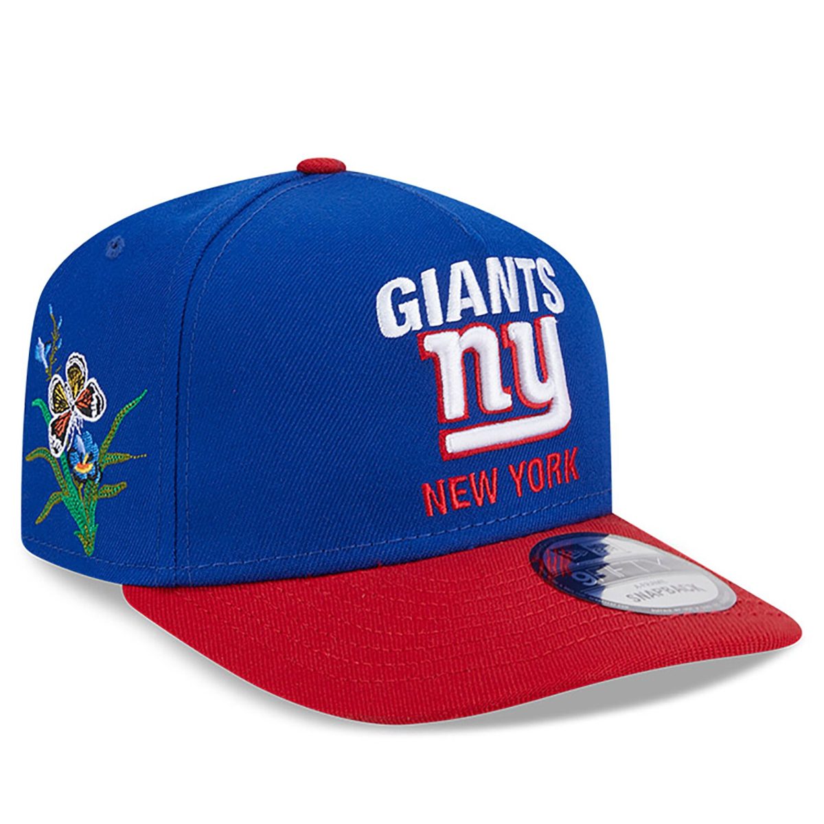 New York Giants mens new era x felt royalred new york giants a-frame 9fifty snapback hat | Giants Shop