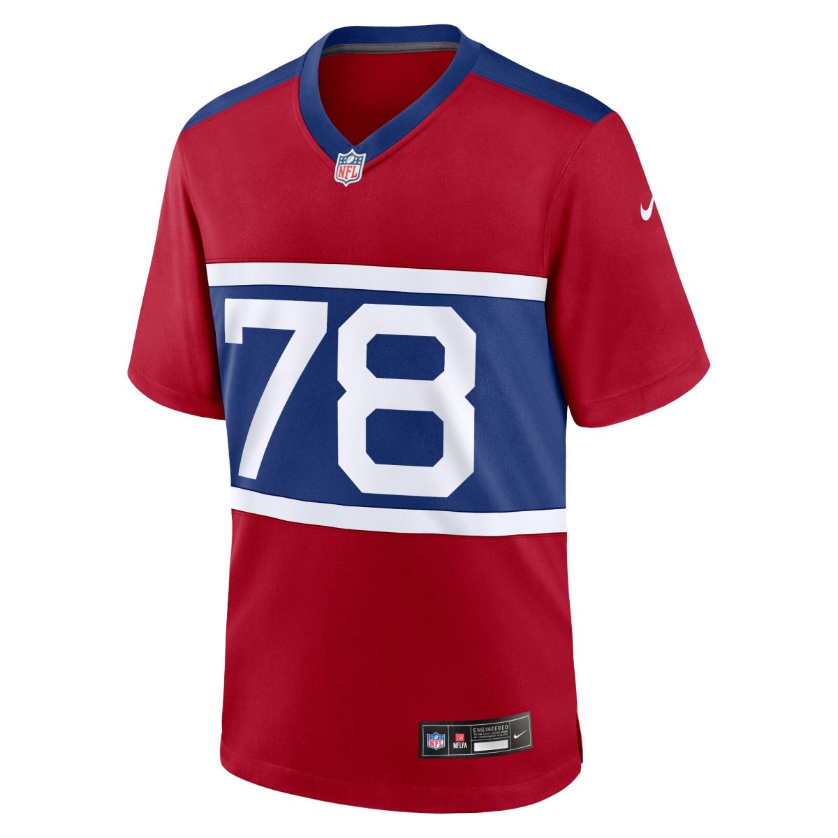 New York Giants mens nike andrew thomas century red new york giants alternate player game jersey | Giants Shop