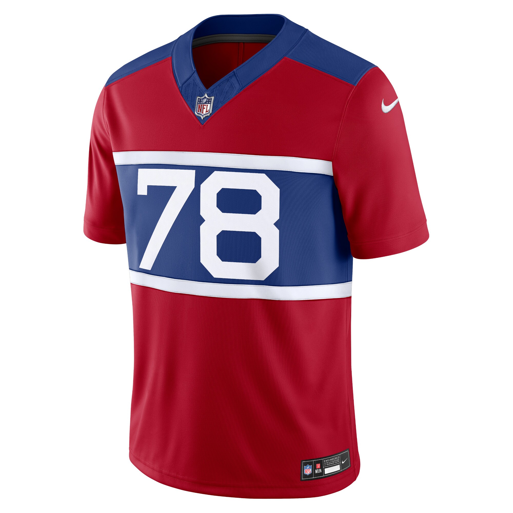 New York Giants mens nike andrew thomas century red new york giants alternate vapor f.u.s.e. limited jersey | Giants Shop