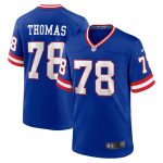 New York Giants mens nike andrew thomas royal new york giants classic player game jersey | Giants Shop