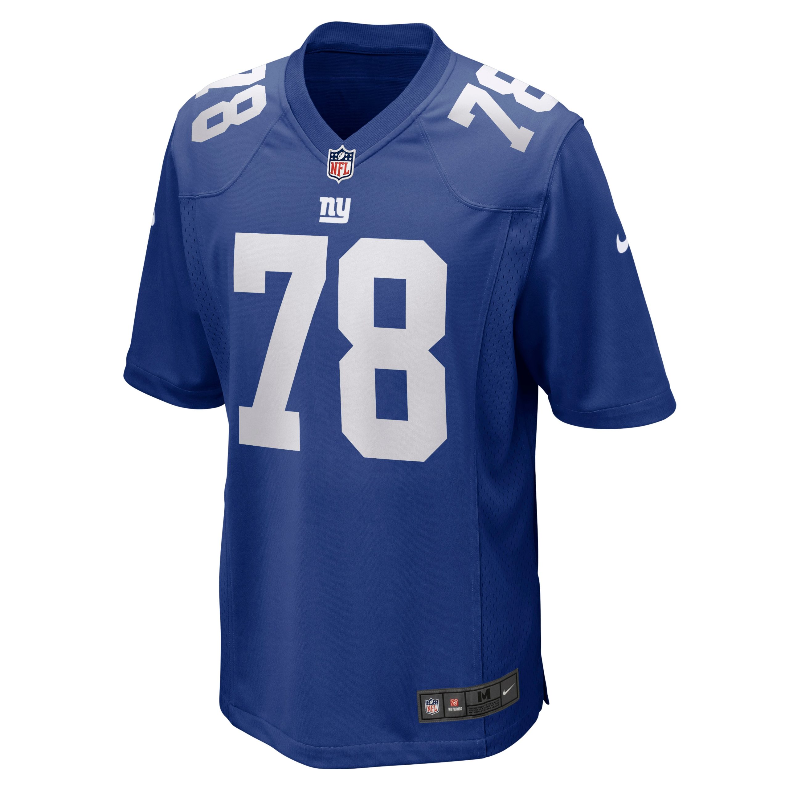 New York Giants mens nike andrew thomas royal new york giants player game jersey | Giants Shop