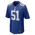 New York Giants mens nike azeez ojulari royal new york giants game player jersey | Giants Shop