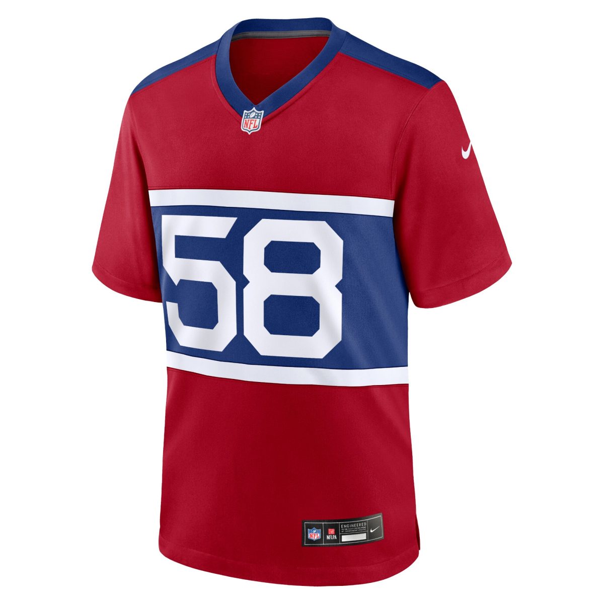 New York Giants mens nike bobby okereke century red new york giants alternate player game jersey | Giants Shop