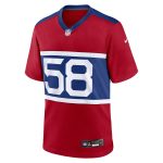 New York Giants mens nike bobby okereke century red new york giants alternate player game jersey | Giants Shop