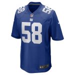 New York Giants mens nike bobby okereke royal new york giants game player jersey | Giants Shop