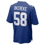 New York Giants mens nike bobby okereke royal new york giants game player jersey | Giants Shop