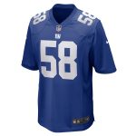 New York Giants mens nike casey kreiter royal new york giants game jersey | Giants Shop
