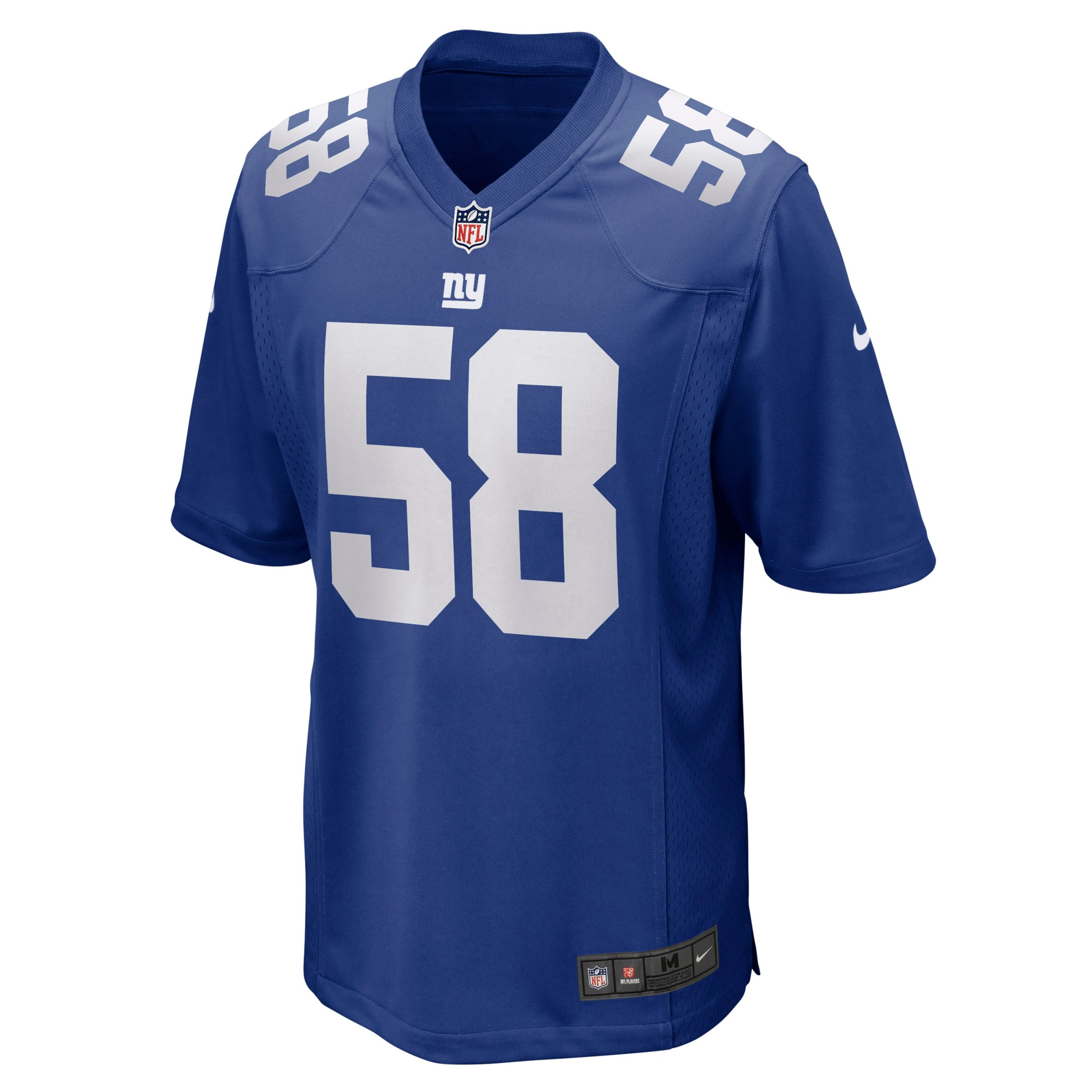 New York Giants mens nike casey kreiter royal new york giants game jersey | Giants Shop