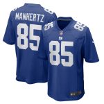 New York Giants mens nike chris manhertz royal new york giants team game jersey | Giants Shop