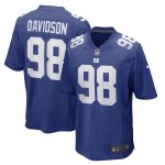 New York Giants mens nike d.j. davidson royal new york giants game player jersey | Giants Shop